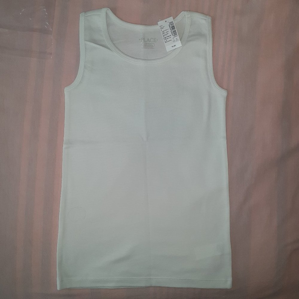 BRAND NEW WITH TAG – TANK TOP 100% COTTON – GIRL SIZE 10-12